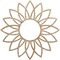 Ekena Millwork Daisy Wood Fretwork Pierced Ceiling Medallion, Red Oak, 32"OD x 11 1/8"ID x 3/8"T CMWP32X32X0375DARO - alternate 1